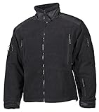 MFH Herren Heavy Strike Fleece Jacke Schwarz Größe S