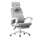 Ergonomischer Bürostuhl, ergonomischer Bürostuhl mit Lendenwirbelstütze, verstellbarer Armlehne, Kopfstütze und atmungsaktivem, hautfreundlichem Netzgewebe, ergonomisches Design, um körperliche