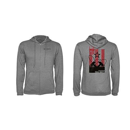 Call of Duty: Cold War Zipper Hoodie "Locate & Retrieve" Grey L