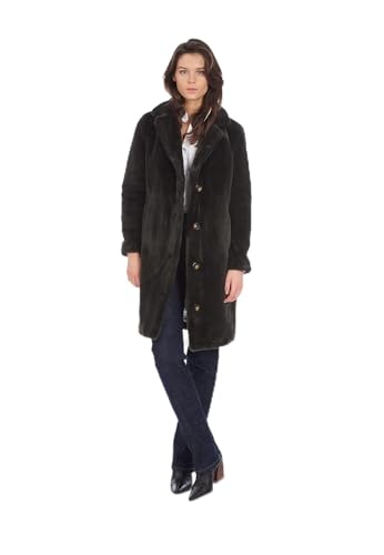 Oakwood Damen Cyber Mantel, Dunkelgrau, 38