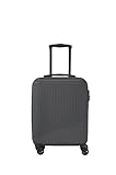 travelite 4-Rad Handgepäck Koffer klein 37 Liter, Gepäck Serie BALI: ABS Hartschalen Trolley erfüllt IATA-Bordgepäckmaß, 55 cm