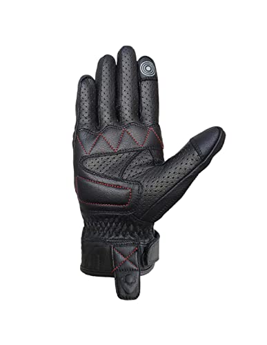 ON BOARD Handschuhe Vint Air, Unisex, 3XL, schwarzes Leder