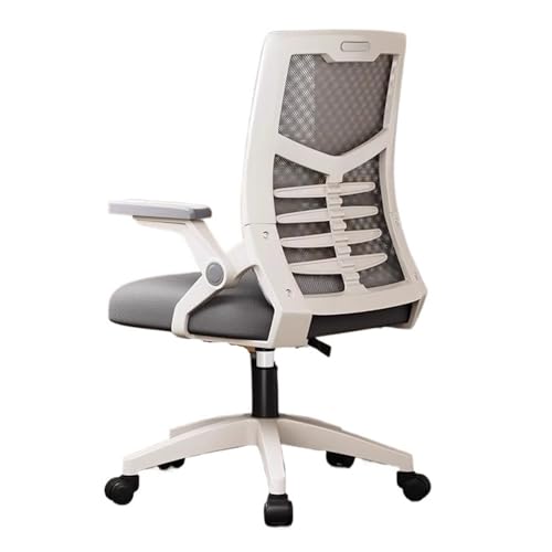 Home Office Ergonomischer Schreibtischstuhl, Bürostuhl mit verstellbarer Armlehne, ergonomischer Drehstuhl for Büro und Zuhause, Schreibtischstuhl mit hoher Rückenlehne und Netzstoff, Drehstuhl(Gris)