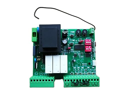 Elektrisches Toröffnungsset, Türmotor-Controller-Platine, elektronische Karte for Schiebetüröffner, AC-Mo, 433,92 MHz(5 remote)