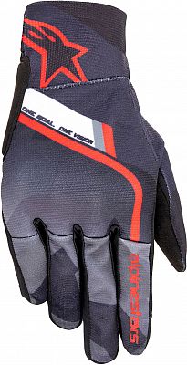 Alpinestars Reef Motorrad Handschuhe (Black/Gray/Red,L)