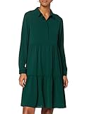 JDY Damen JDYPIPER L/S Shirt Dress WVN NOOS Lässiges Kleid, Dunkelgrün, 36