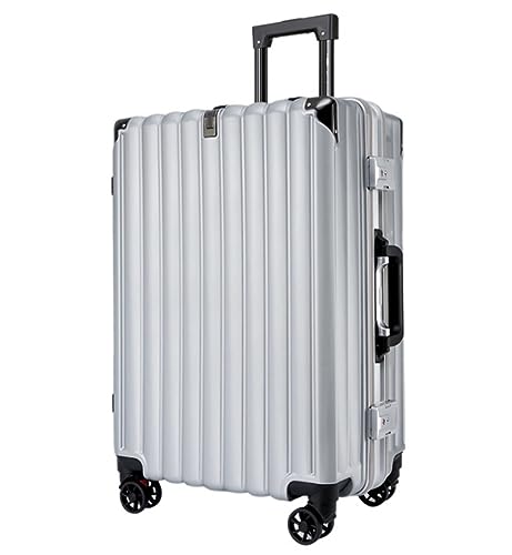 Koffer Trolley Reisekoffer 22-Zoll-Koffer, Großes Fassungsvermögen, Hartschalengepäck, Unisex-Koffer Mit Rollen Koffer Gepäck Rollkoffer (Color : E, Size : 22inch)