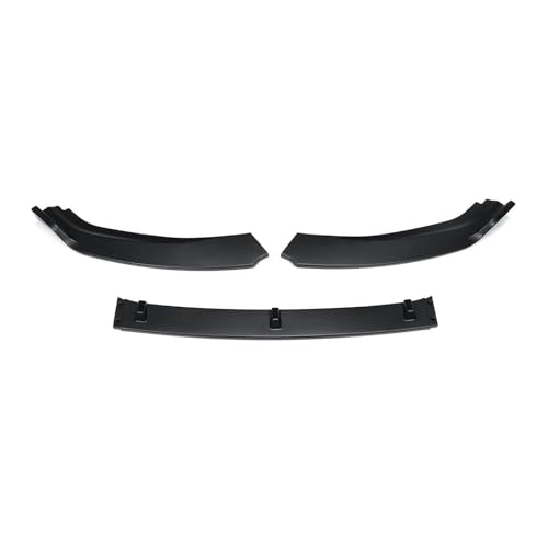 Splitter 3 Stücke Für VW Für Golf MK7 2014 2015 2016 2017 Auto Front Stoßstange Splitter Lip Diffusor Spoiler Schutz Abdeckung Deflektor Lippen Schutz Frontlippe(Matt-schwarz)