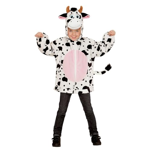 "COW IN SOFT PLUSH" (hoodie with mask) - (98 cm / 1-2 Years)