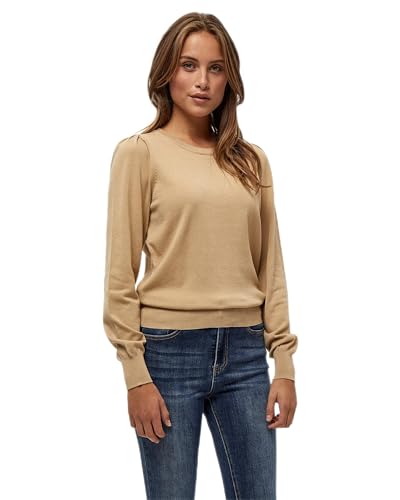 Peppercorn Tana Runden Hals Lange Ärmel Strickpullover | Pullover Damen In Braun | Frühling Pulli Damen | Größe Xl