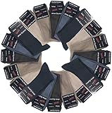 cocain 10 Paar helle schwarze braune weisse Herren Socken ohne Gummi, schwarze socken büro markenware cocain ohne gummibund anzusocken herrensocken ohne gummibund 100 baumwolle gr. 39/42 39-42