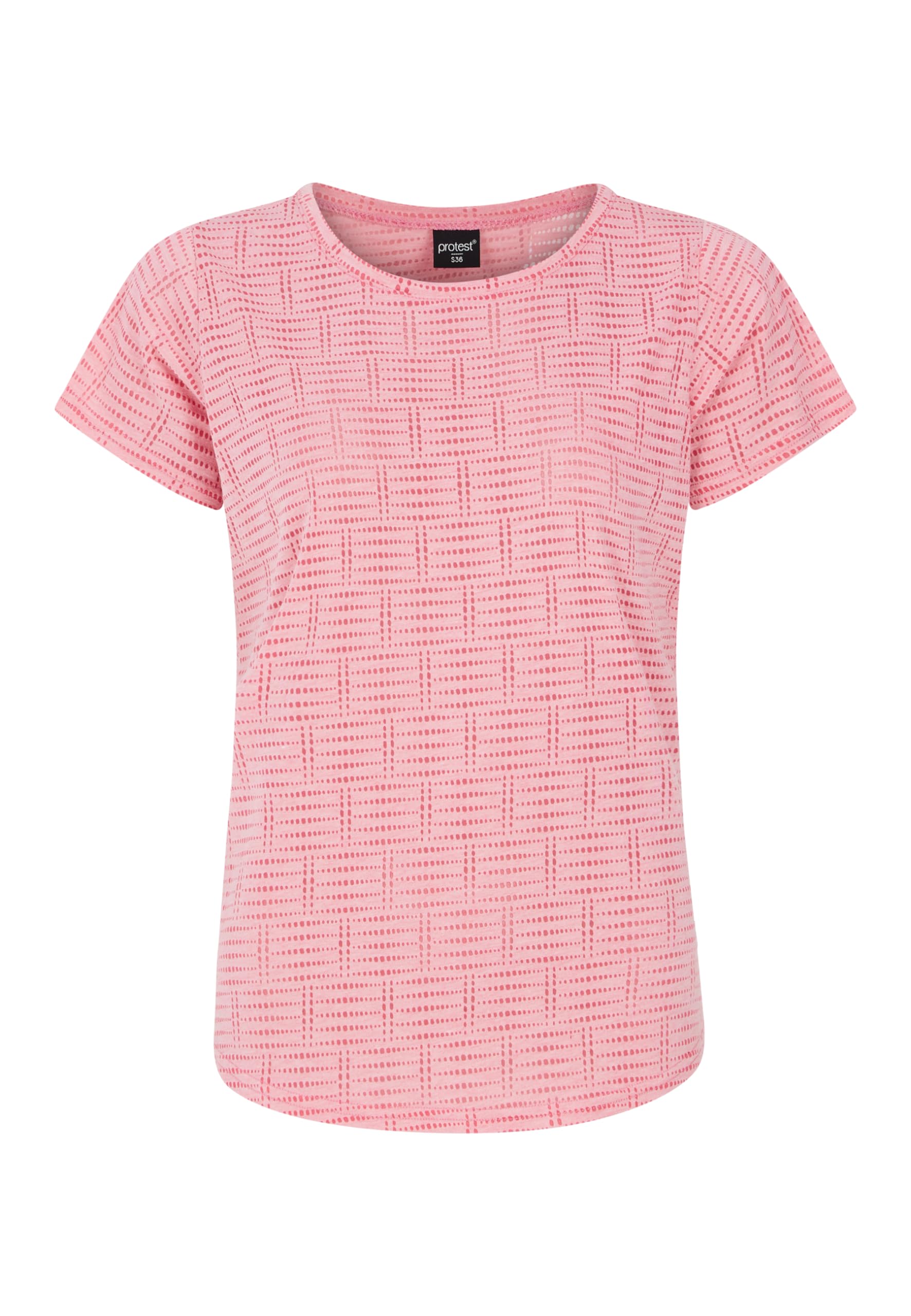 Protest Ladies, Women T-Shirt PRTAUBREY Smooth Pink M/38