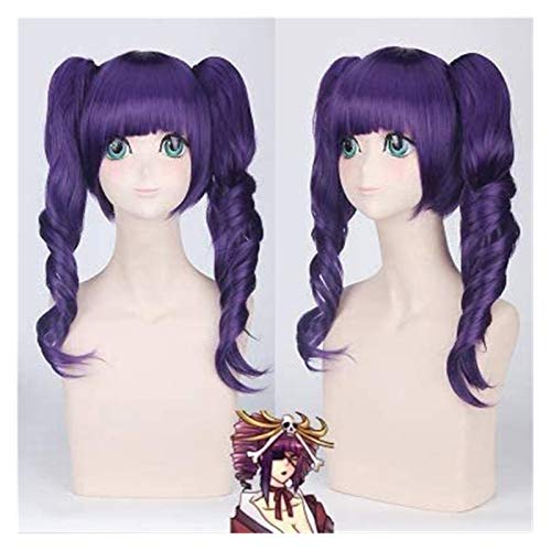 LINLINCD-Anime Coer Wig. Bleichmittel katenkyoukotsu for Perücke Anime perücke lila perücke Comic- Con Halloween Party Karneval Erwachsener Teen