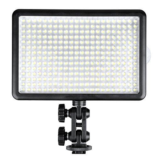 Godox LED308C Videoleuchte mit Einstellbarer Farbtemperatur Fernbedienung (3300 K bis 5600 K)