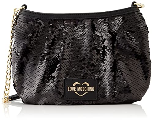 Love Moschino Damen Jc4068pp1glp100a Clutch, Schwarz