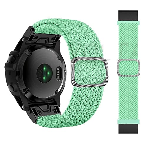 BANDKIT Nylon-Armband für Garmin Fenix 6X 6 Pro 7X 7 Epix 5X 5 Plus 3 3HR 935 945 Smartwatch 22 26 mm Armbänder Ersatzarmband, 26mm Fenix 5X 5XPlus, Achat