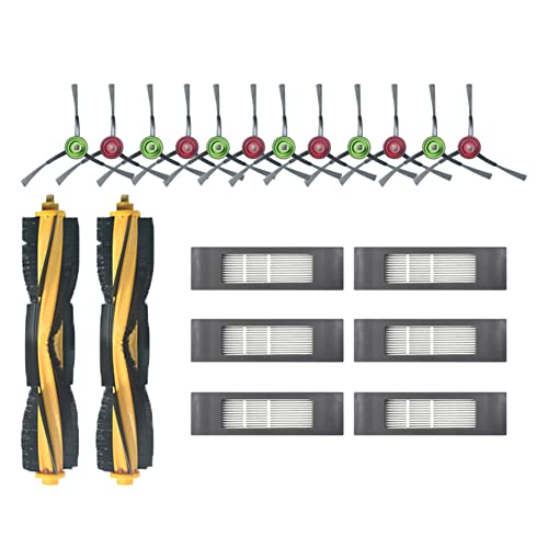 Potadak Für DEEBOT OZMO 920 950 T8 T9 MAX N8PRO Roboter-Staubsauger-Haupt-/Seitenbürste HEPA-Filter