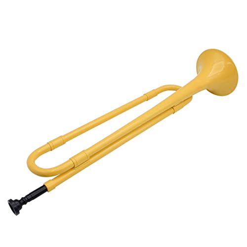 Trompeten Abs BB Key Bugle Kavallerie Trompete Musik Musikinstrumente Für Kinder Anfänger Orchester Schulband Trompete aus Messing (Color : Yellow)