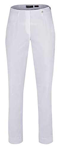 Robell Style Marie - Kurzgröße - Stoffhose Damen high Waist - Damenhose Power Stretch - Bengaline Stoff Hose mit Schlitz am Saum - Bitte eine Größe Kleiner bestellen