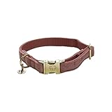 Kentucky Halsband Dog Collar 'Velvet' - Old Rose, Größe:M