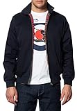 Merc of London Herren Harrington,Jacket Jacke, Blau (Navy), XX-Large (Herstellergröße: XXL)