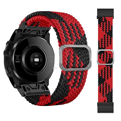 BANDKIT QuickFit 26 22 mm Smart-Armbänder für Garmin Fenix 6 6X Pro 5 5X Plus 3HR 7X 7 Easyfit Loop Nylon Uhrenarmband Smartwatch Handgelenkbänder, For Enduro, Achat