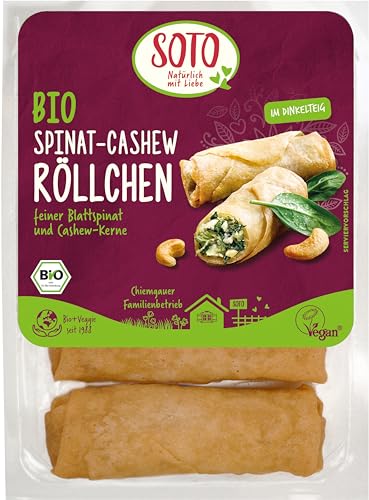 SOTO Bio Spinat-Cashew-Röllchen (6 x 200 gr)