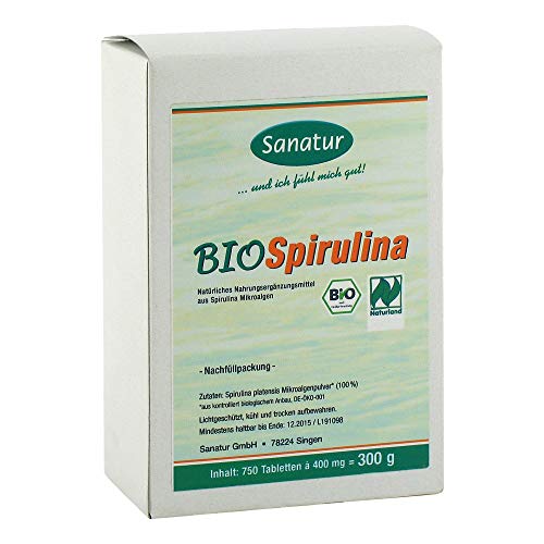 Biospirulina Mikroalgen 400 mg Tabletten Nachf.