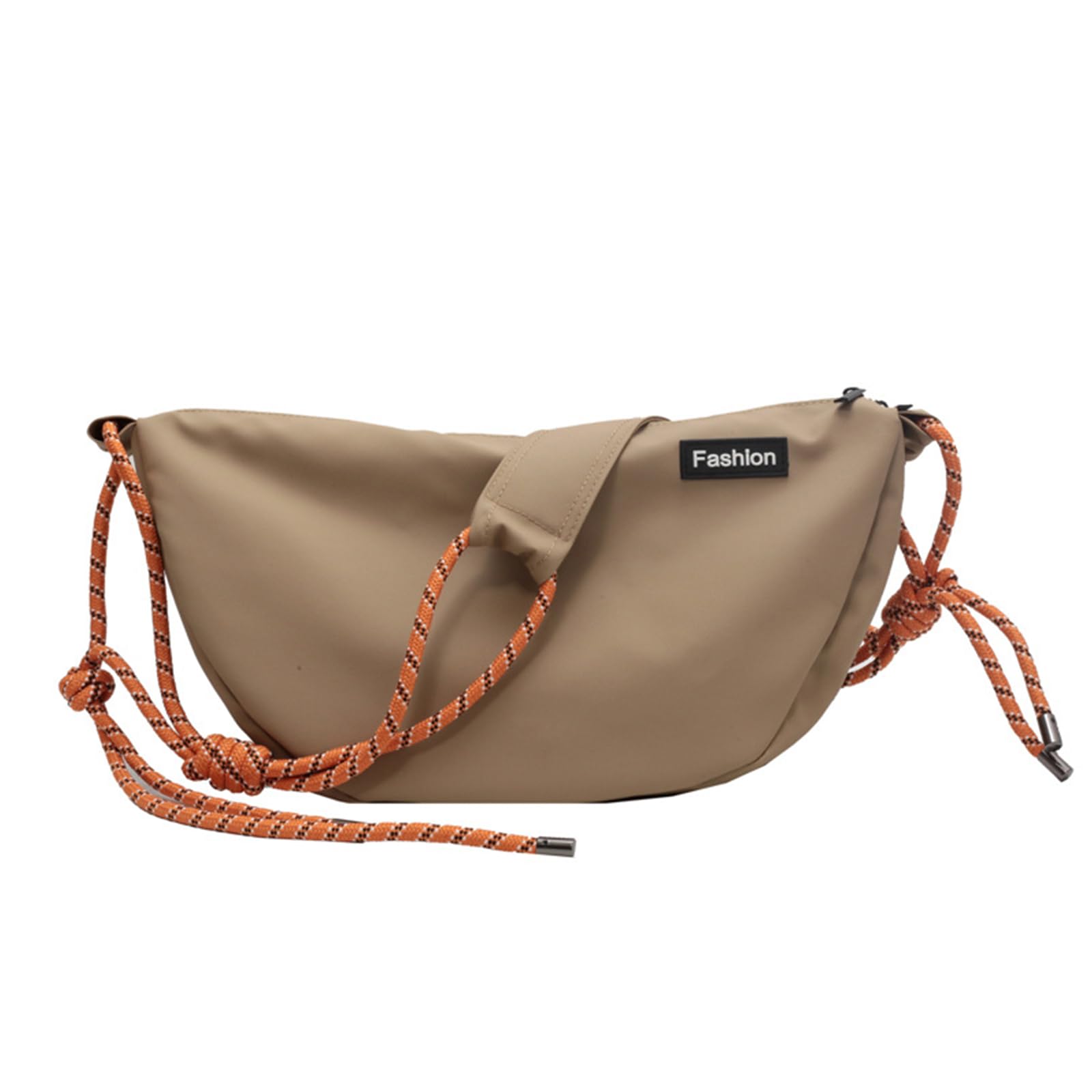 ohodhmnu Damen Tragetasche, 2023 neue Knödeltasche, vielseitige Schultertaschen, großes Fassungsvermögen, einfarbig, Crossbody-Tasche für Mädchen und Frauen, modische Reisetasche, khaki, with