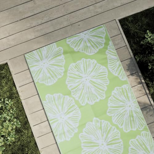 Juroupi Outdoor-Teppich Balkonteppich Carpet Outdoor Teppich Balkon Grün 80x150 cm PP - 368591