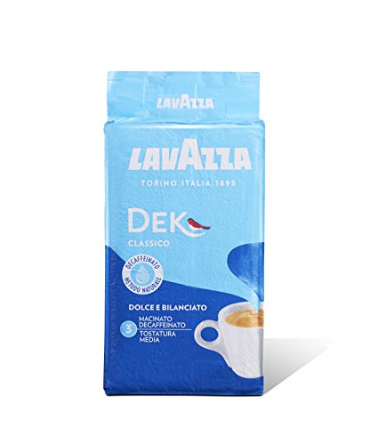 20x LAVAZZA DEK Entkoffeiniert Kaffee 250g gemahlen Italienisch espresso coffee