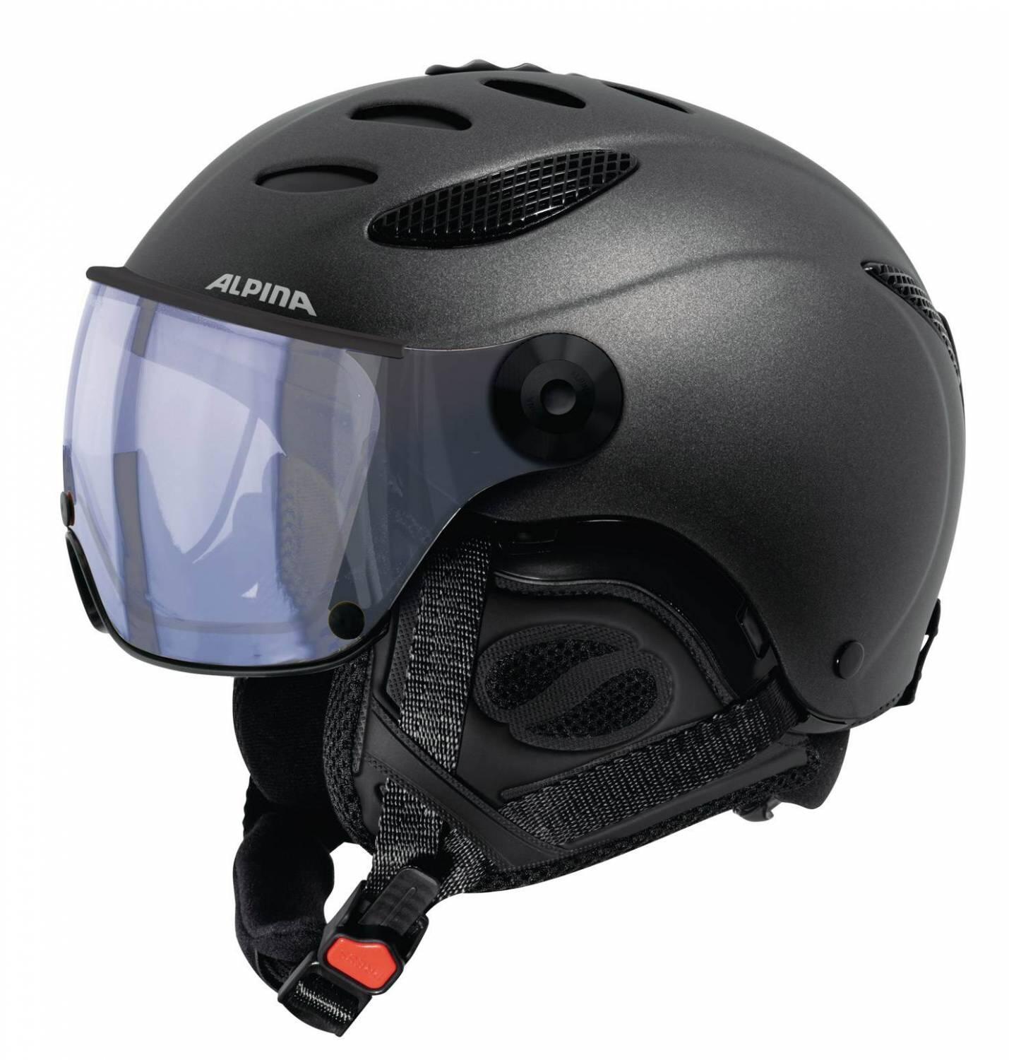 Alpina Jump JV Varioflex HM Skihelm (60-62 cm, 31 charcoal matt)