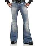 COMYCOM Jeans mit Schlag verwaschen Star Blue 72 36/30