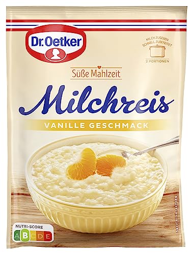 Dr. Oetker Milchreis Vanille-Geschmack, 16er Pack (16 x 125g)