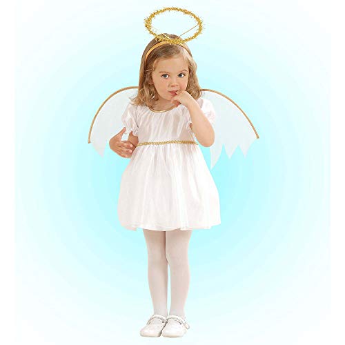 "ANGEL" (dress, wings, halo) - (104 cm / 2-3 Years)