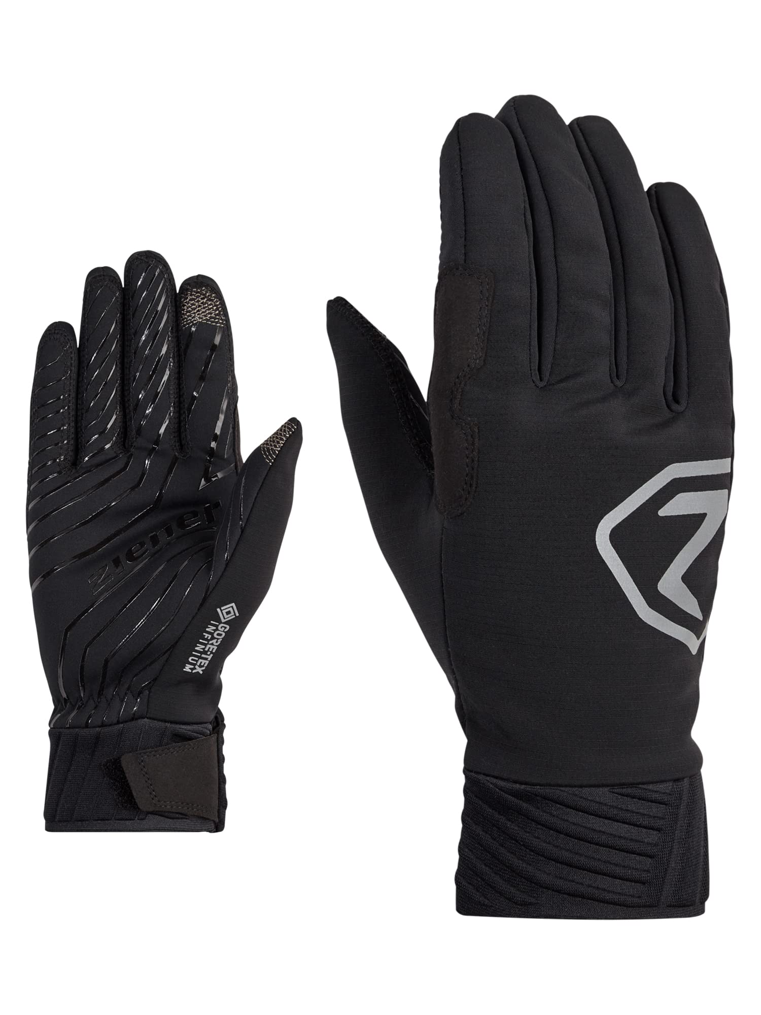 Ziener Herren IRONIKUS Freizeit- / Funktions- / Outdoor-Handschuhe | Gore-Tex Infinium, Touch, Soft-Shell, Black, 10