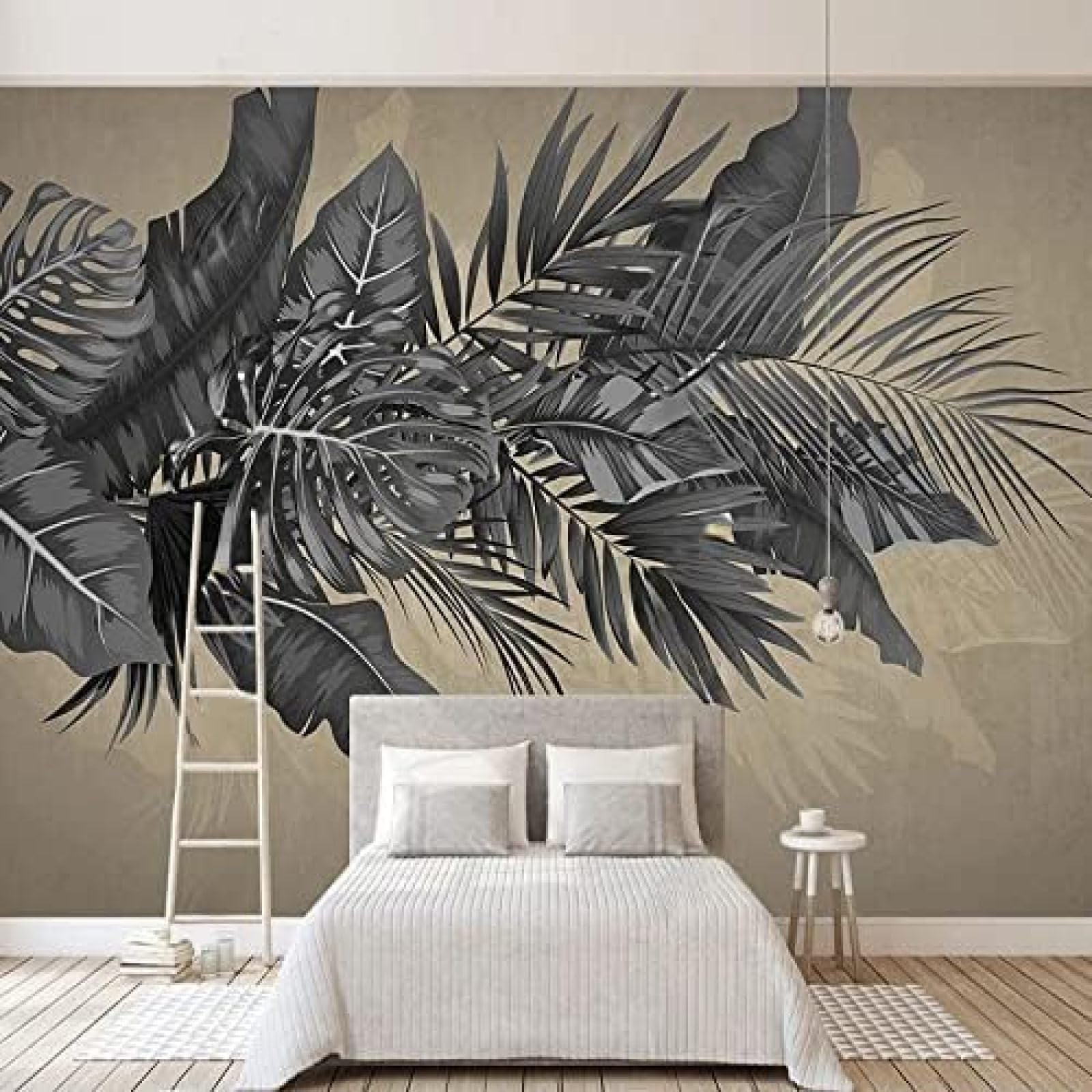 XLMING Handgemalte Botanische Blätter Vintage 3D Tapete Wohnzimmer Sofa Schlafzimmer Esszimmer Home Dekoration Wand-430cm×300cm