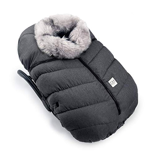 7AM Enfant Kindersitz Überzug Babyschale Babykorb - Cocoon für Babys und Kleinkinder, leichtes, warmes Cover, mit Fleece gefüttert (0-12M)