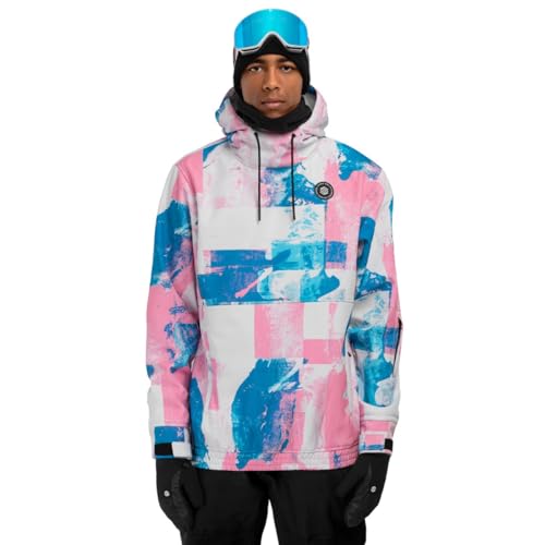 SIROKO - Skijacke W1 Holi - M - Bubblegum Pink/Electric Blue