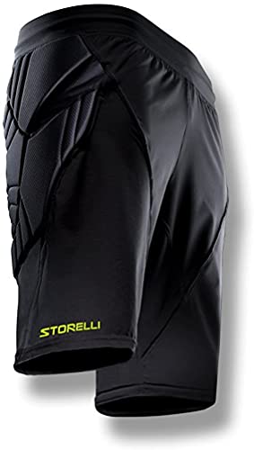 Storelli ExoShield-Torwartshorts | Gepolsterte Kompressions-Fußballshorts | Verbesserter Schutz für Oberschenkel und Hüfte |