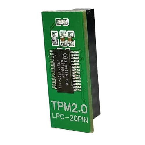 Qsvbeeqj Ersatz-Sicherheitsmodul TPM 2.0 LPC 20Pin Sicherheitsmodul für GC-TPM20 Plattformzubehör