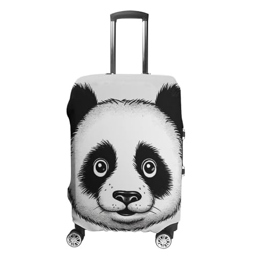 CSGJMYGS Reisegepäckabdeckung, elastisch, waschbar, modisch, kratzfest, Anime, Panda, Koffer-Schutz, passend für 45,7 - 81,3 cm Gepäck, Style-3, XL