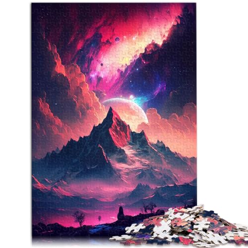 Puzzle zum Verschenken, Landschaftspuzzle „Peak of Universe“, 1000 Teile, Holzpuzzle für anspruchsvolles Puzzlespiel und Familienspiel, 1000 Teile (50 x 75 cm)