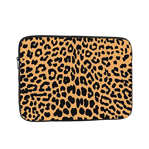 Stoßfeste tragbare Laptoptasche mit Leopardenmuster: 43,2 cm (17 Zoll), Geschäftsreisen, Reisen, Schule, Büro, für den täglichen Gebrauch.