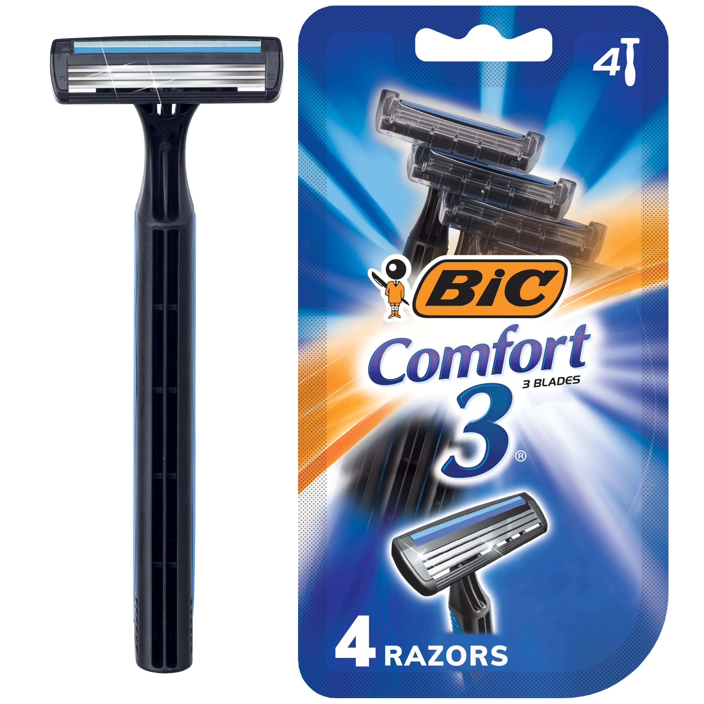 BIC Bic Comfort 3 Men Razor 4 Größe 4ct Bic Comfort 3 Men Razor 4PK Ea