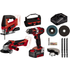 Einhell Akku-Maschinen-Set 'Power X-Change TE-TK 18/3 Li Kit (JS+CD+AG)'