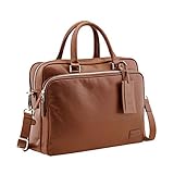 Picard, Männer Laptoptasche, in der Farbe Cognac/Braun, aus Leder, 38cm, mit Henkel, 401093B210