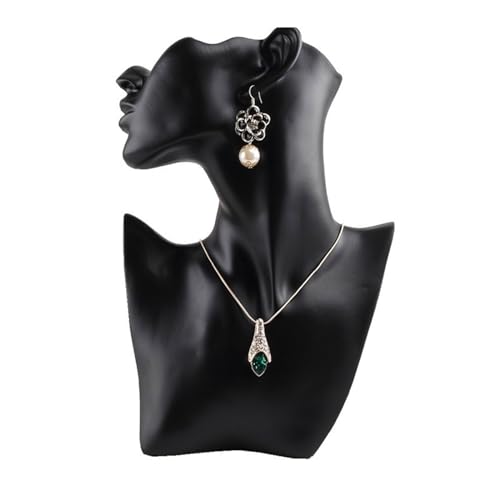 JTQYFI Eleganter Schmuck Präsentationsständer Mannequin Förmiger Präsentationsständer Für Ohrringe Und Ringe Zubehör Präsentationsständer Halsketten Ohrring Präsentationsständer