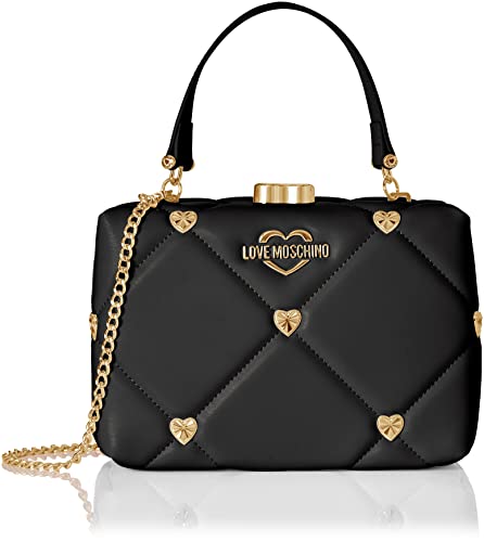 Love Moschino Damen Jc4087pp1glz000 Handtasche, Schwarz