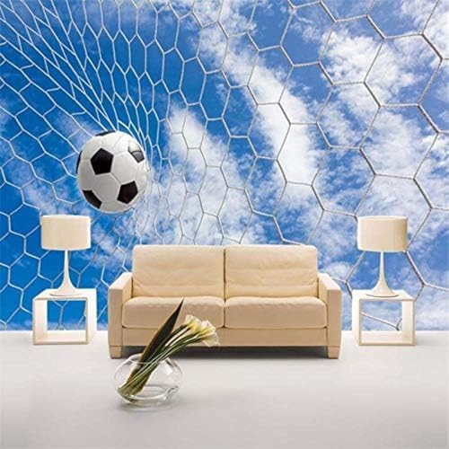 XLMING Sport Fußball 3D Tapeten Home Esszimmer Sofa Schlafzimmer Wohnzimmer TV Hintergrund-300cm×210cm